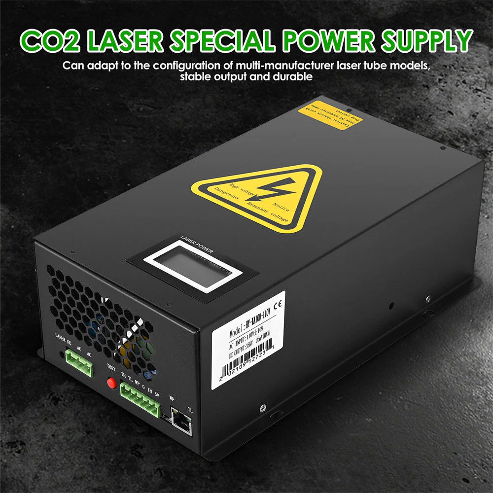 Monport 130W Laser Power Supply with Real-time Data for CO2 Laser Engraver - Image 4
