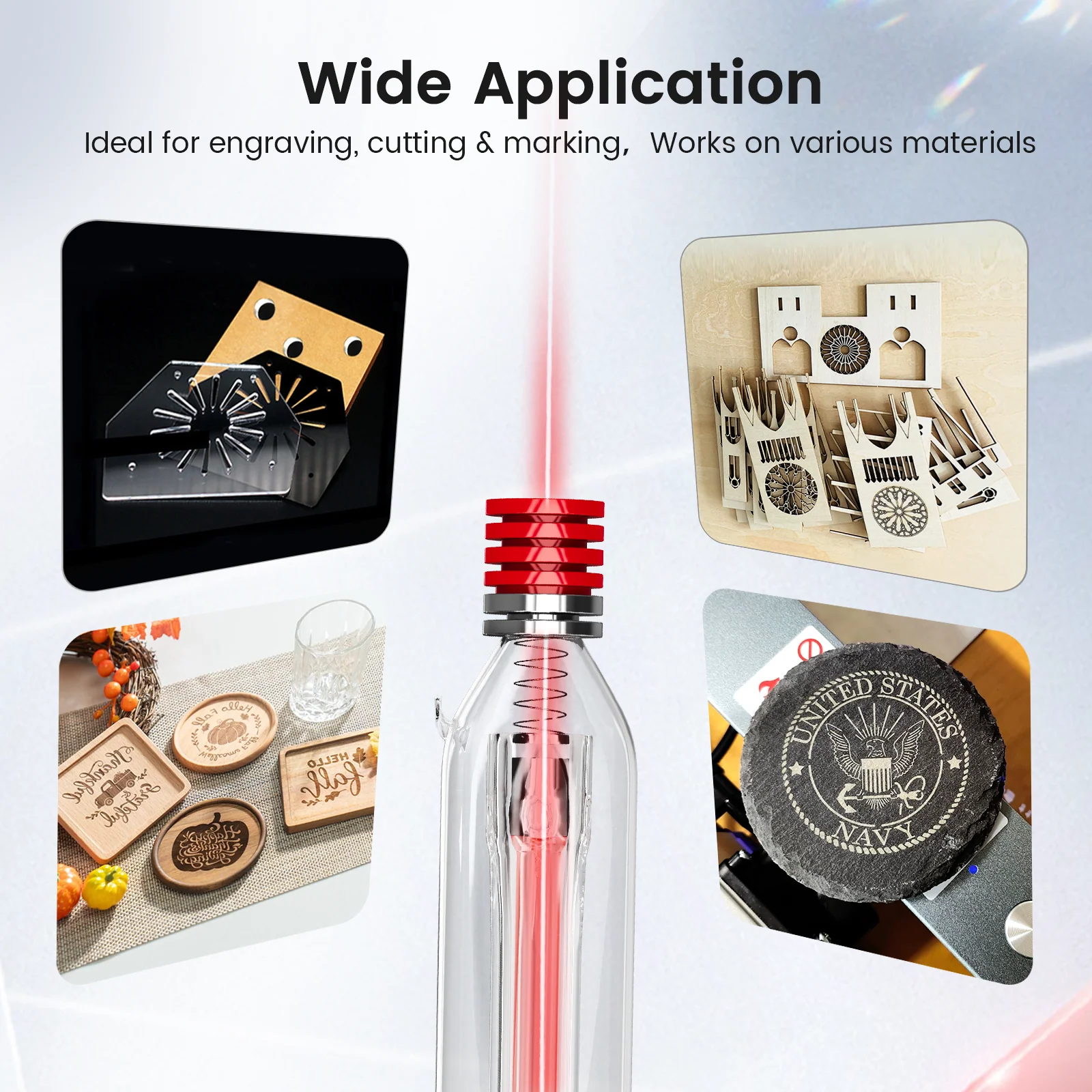 Monport 90W CO2 Laser Tube for Laser Engraver - Image 5