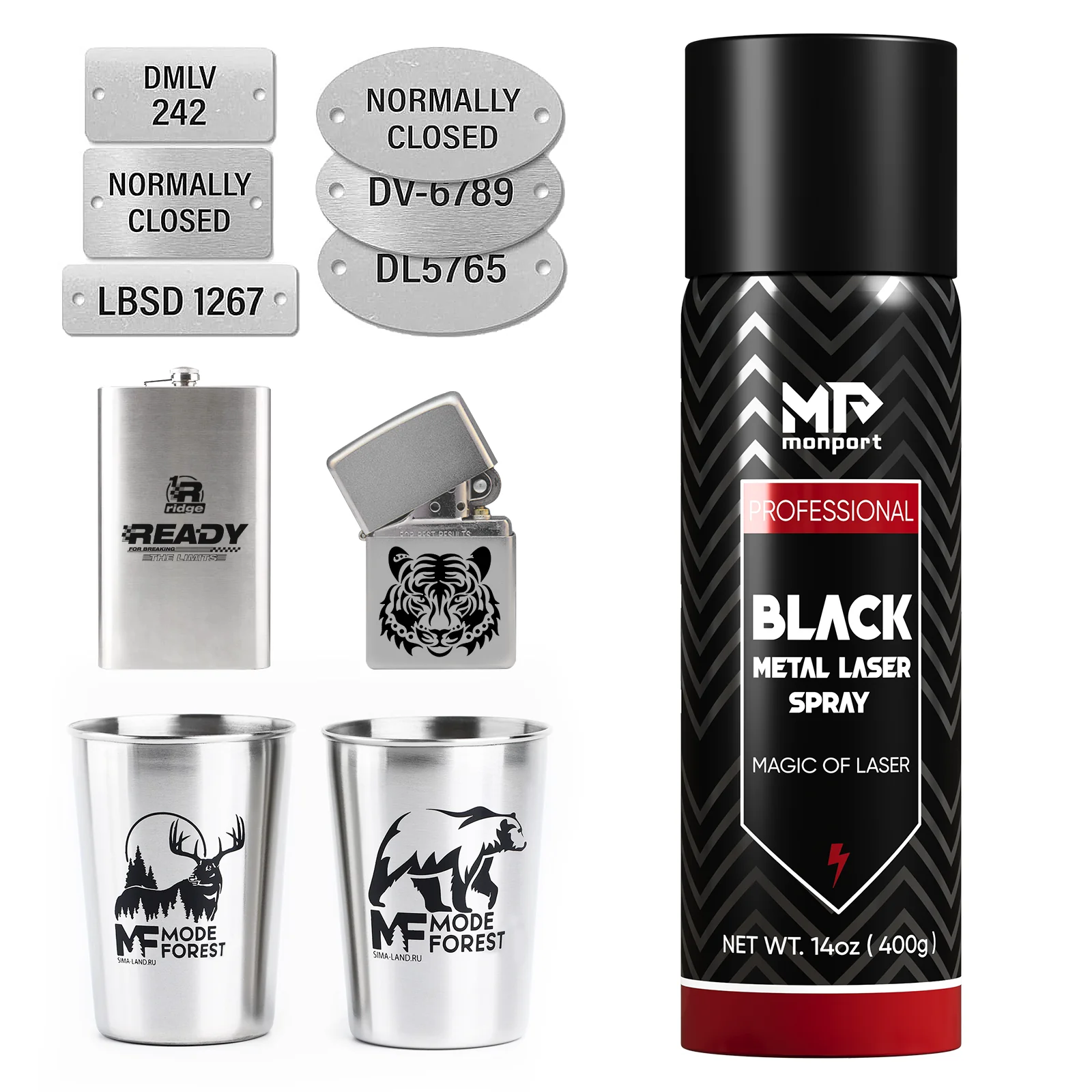 Black Laser Marking Spray (shipping fee required) - Image 3