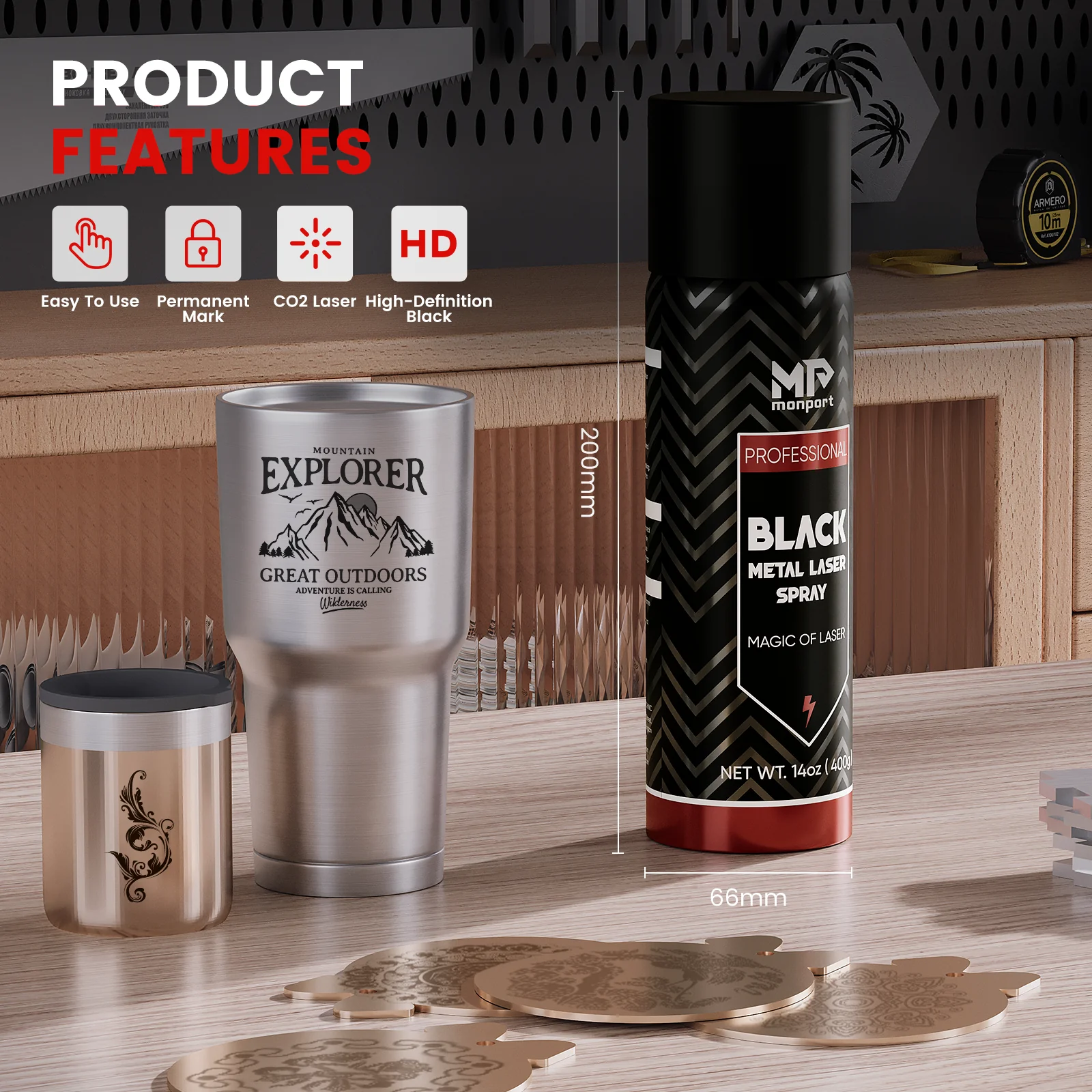 Black Laser Marking Spray (shipping fee required) - Image 6