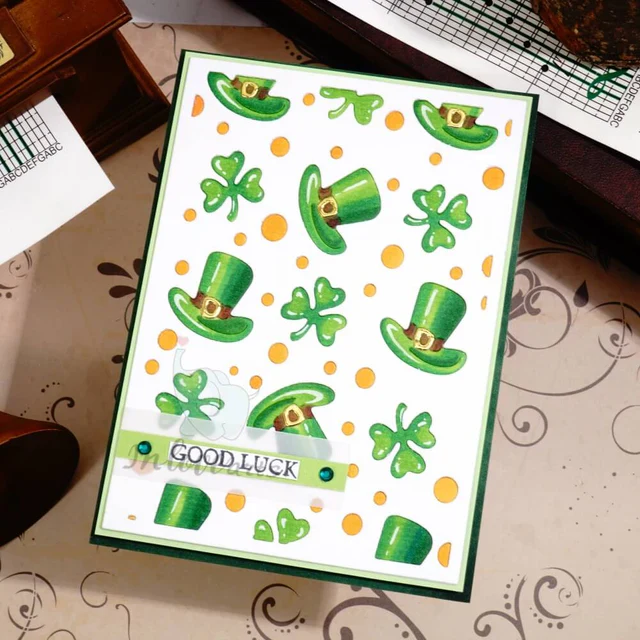 Clover and Hat Background Board