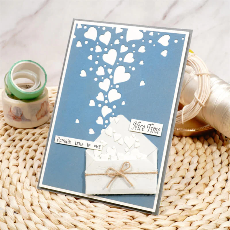 Valentine's Day-Bubble Love Background Board Laser Cutting File - Image 2