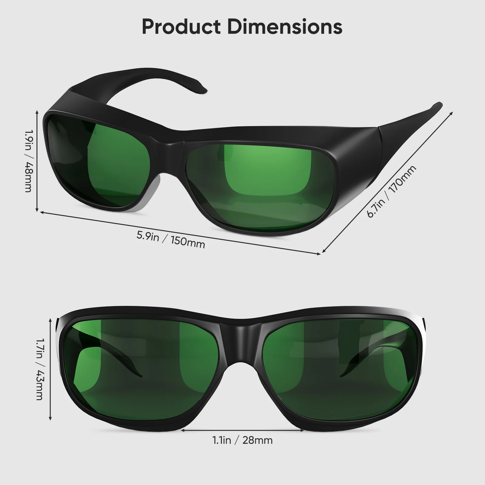 Fiber Laser Engravers Protective Glasses-1064nm-OD7 - Image 3