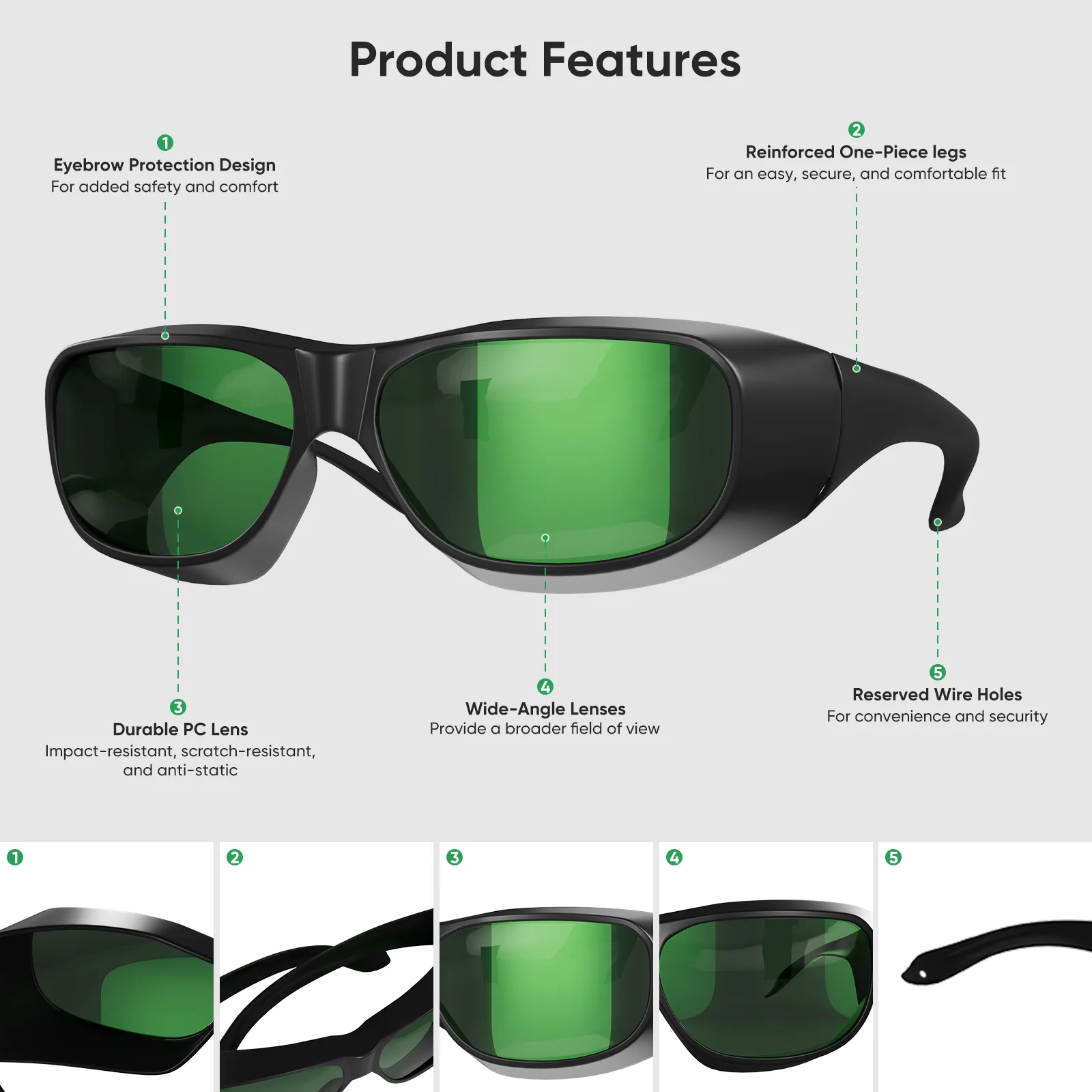 Fiber Laser Engravers Protective Glasses-1064nm-OD7 - Image 4