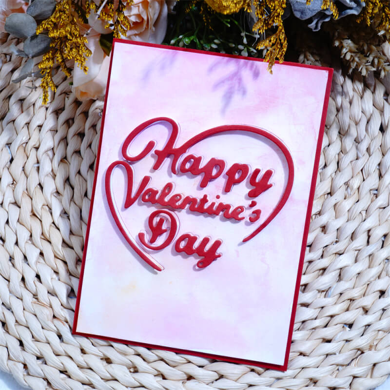 "HAPPY VALENTINE'S DAY" WORD Laser Cutting File - Image 2