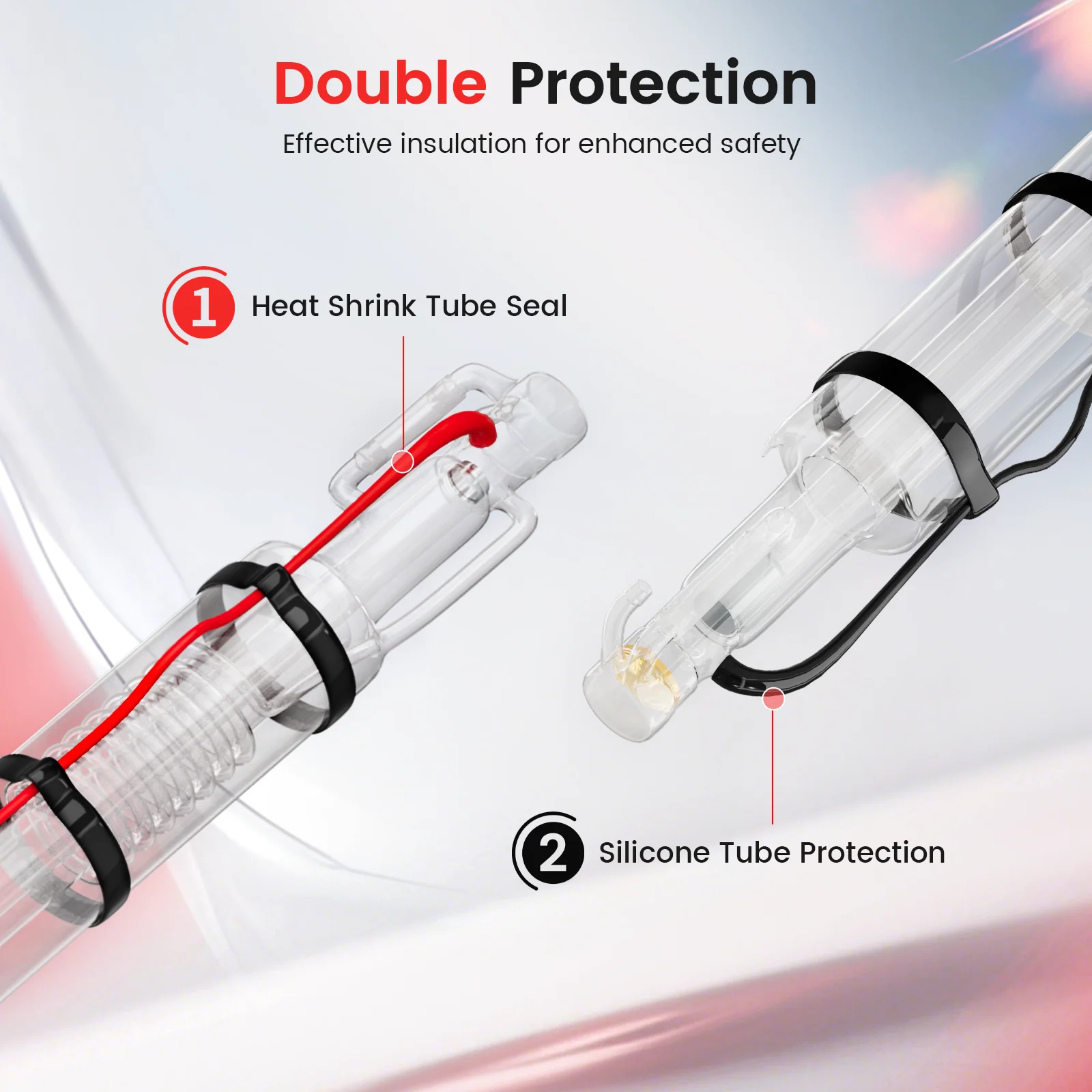 Monport 45W CO2 Laser Tube for Laser Engraver - Image 2