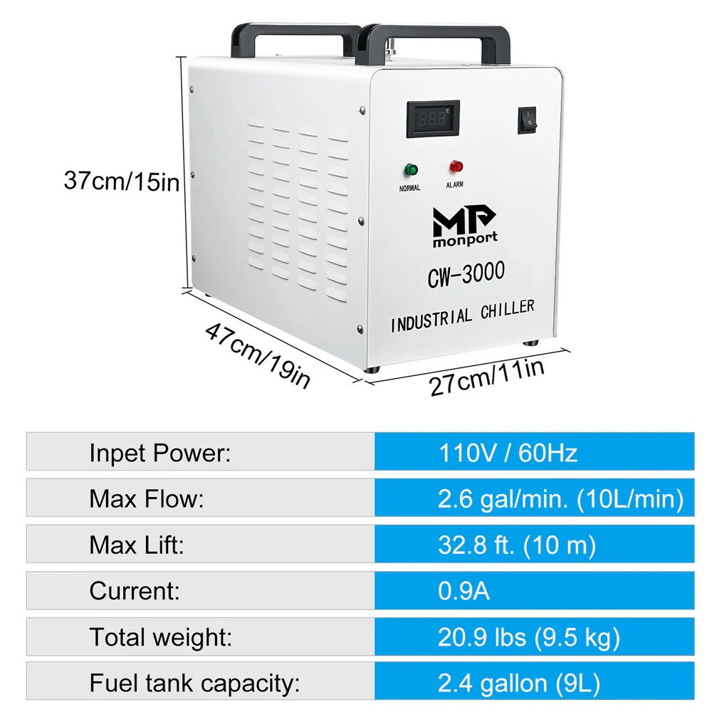 Bundle Sale | Monport 40W CO2 Laser Engraver All-in One Bundle - Image 11