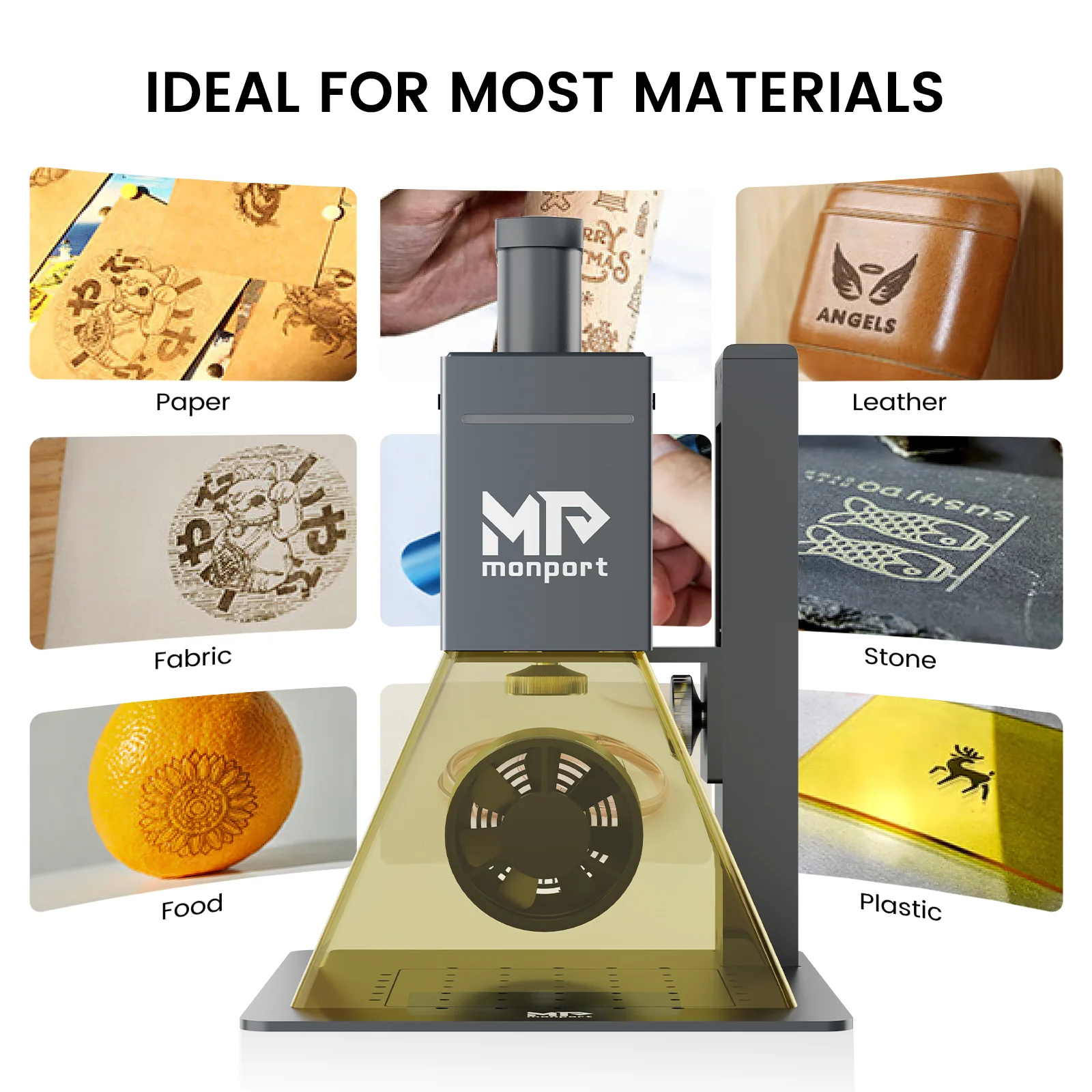 Monport 6W Handheld Diode Laser Engraver - Portable Laser Engraver - Image 11