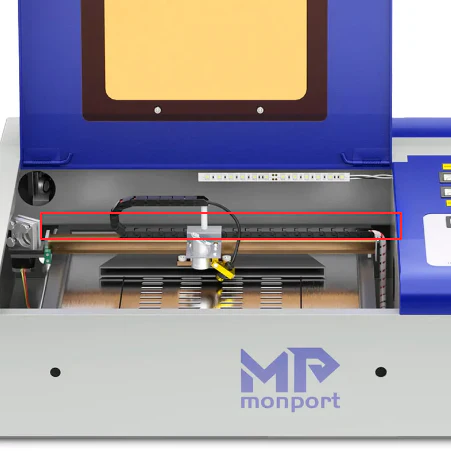 Monport Aftersales Parts | 40W Laser Engraving Machine X-axis Cable Drag Chain