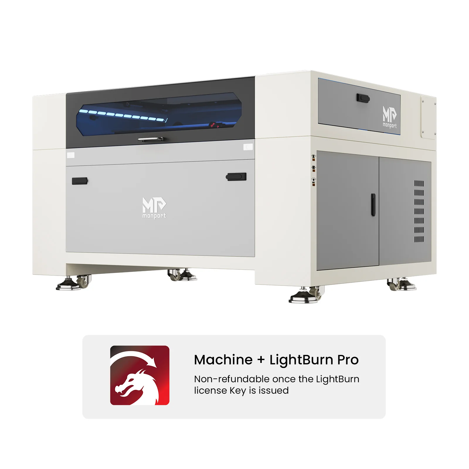 Monport Effi10S Upgraded 100W CO2 Laser Engraver & Cutter with Autofocus and Built-in Water Chiller - Image 14