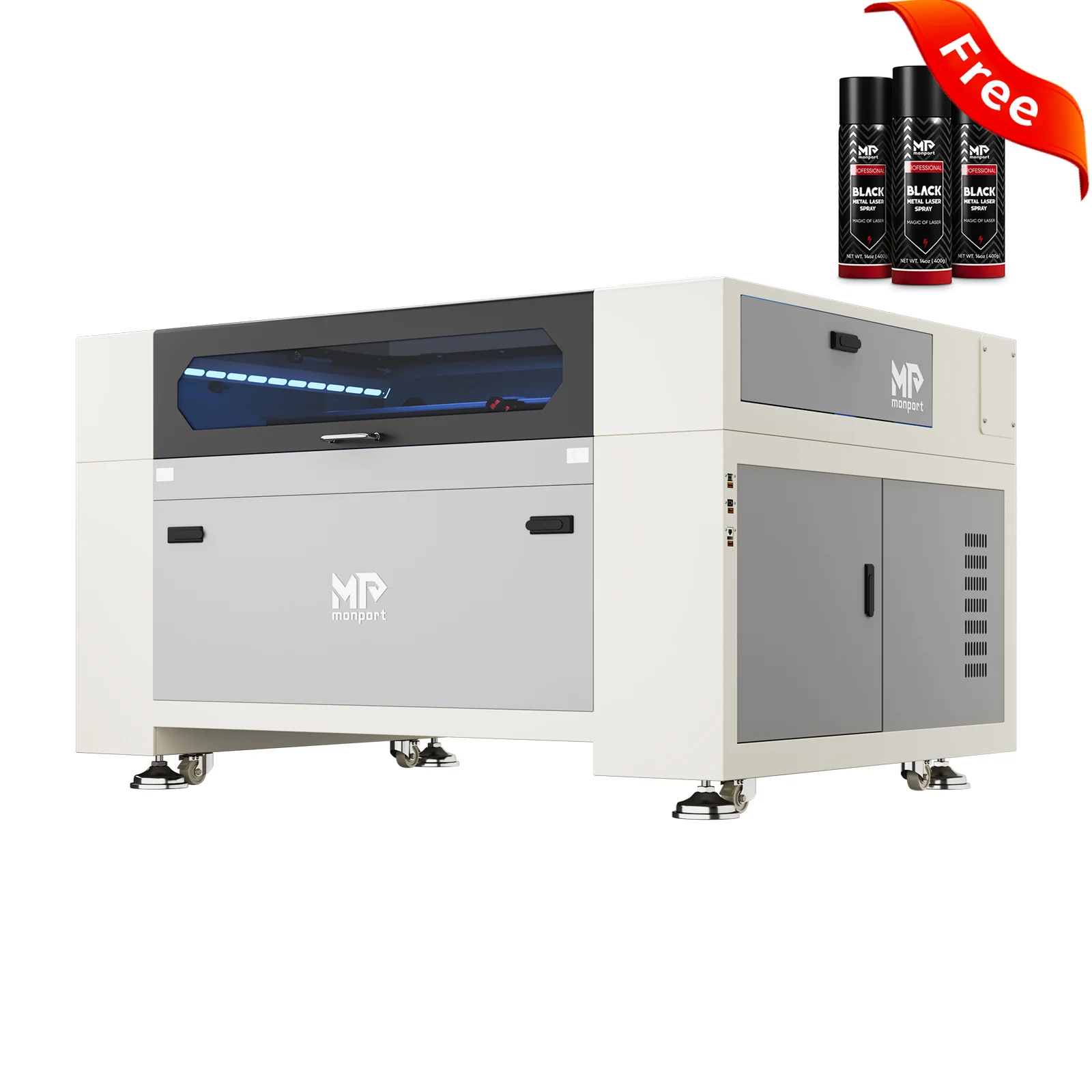 Monport Effi9S Upgraded 90W CO2 Laser Engraver & Cutter with Autofocus and Built-in Water Chiller - Image 15