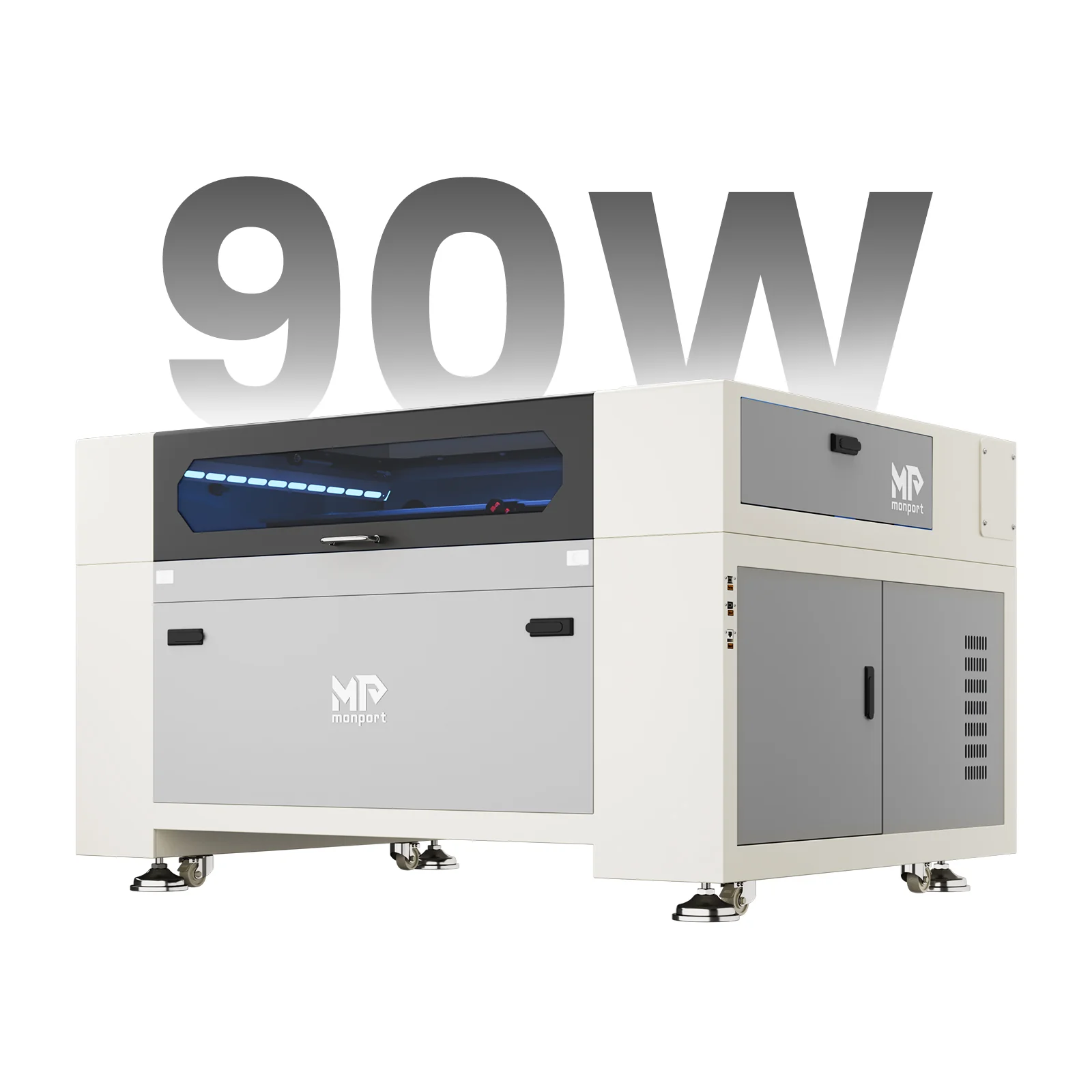 Monport Effi9S Upgraded 90W CO2 Laser Engraver & Cutter with Autofocus and Built-in Water Chiller - Image 2