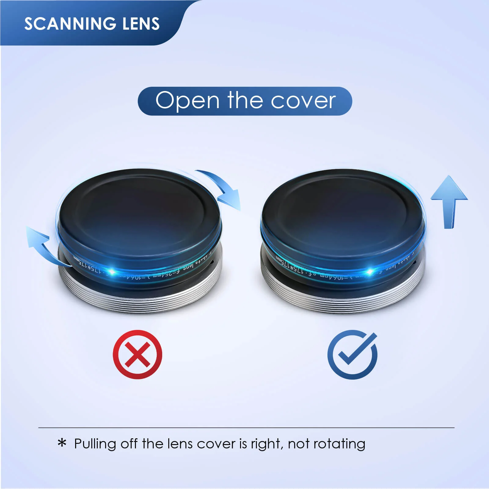 Monport F-theta M52 175mm*175mm Replacement Optical Scanning Lens for Fiber Laser Engraver - Image 8