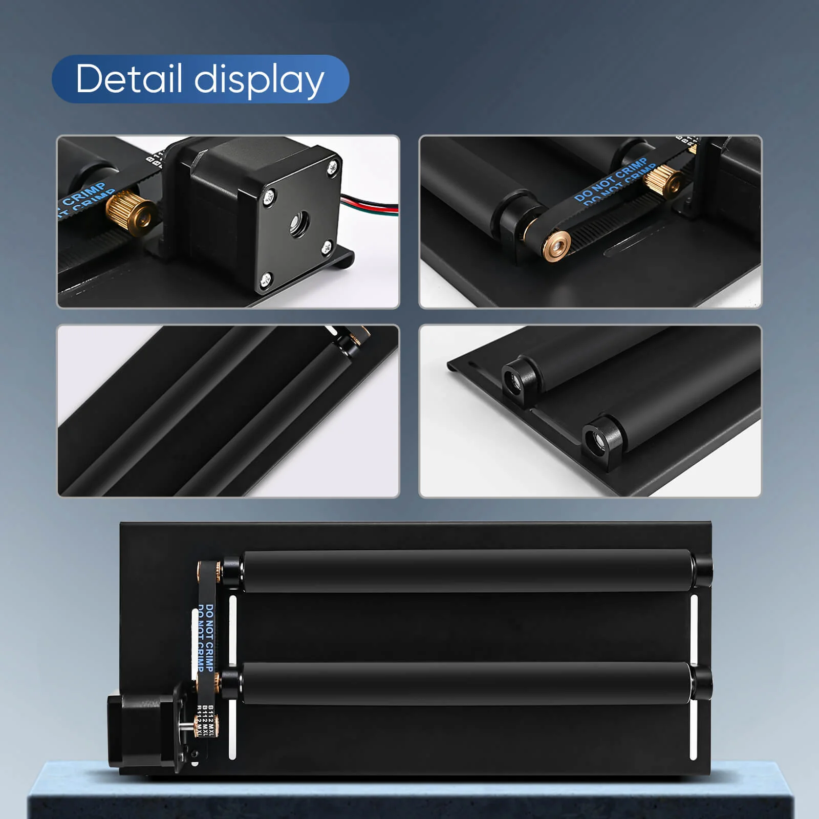Monport Upgraded Laser Rotary Axis 360° for K40 CO2 Laser Engraver to Hold Cylindrical Objects - Image 5