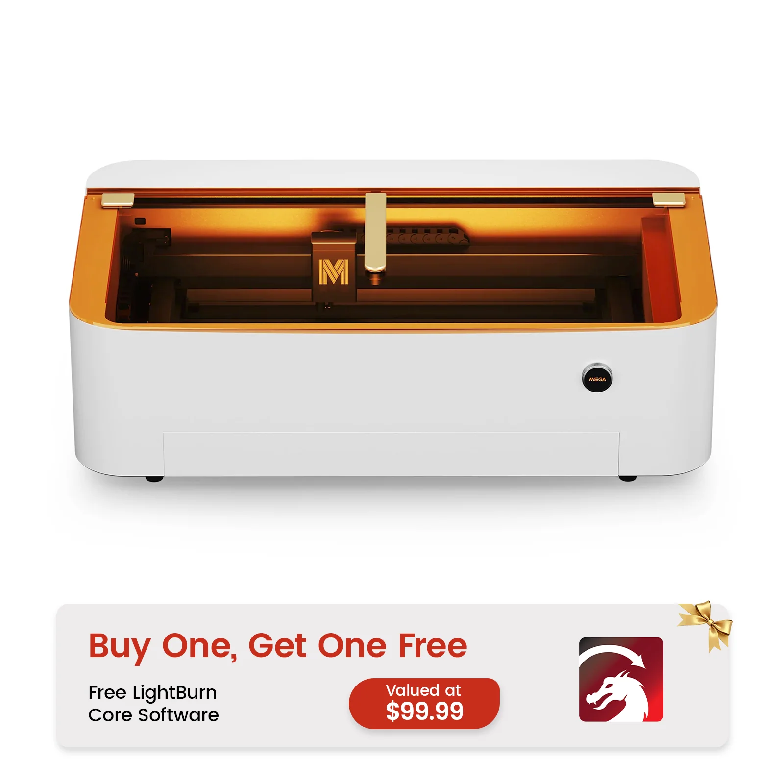 Monport Mega Lite 70W CO2 Laser Engraver & Cutter with Camera and Conveyor Belt Engraving - Image 13