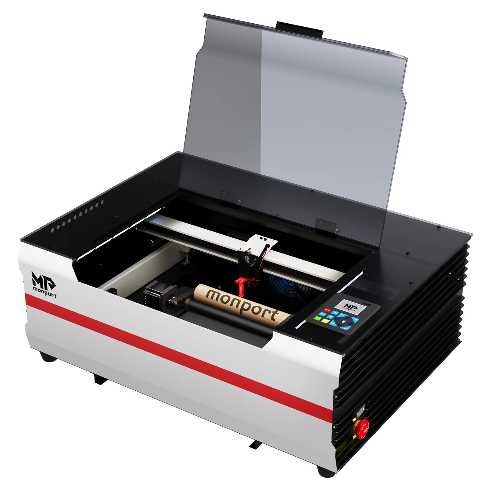 Monport Reno45 Pro 45W Desktop CO2 Laser Engraver & Cutter (16" X 12") with Magnetic Assisted Focus - Image 19