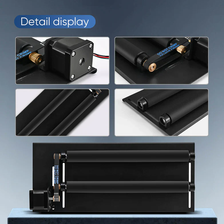 Monport Laser Rotary Axis Attachment for Whole RENO Series Desktop CO2 Laser Engraver - Image 4
